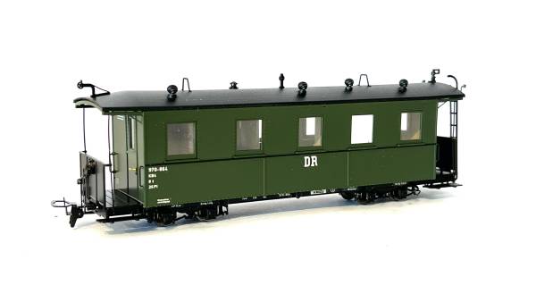 Melzer Modellbau 801102-B - Personenwagen 970-864 der Prignitzer Schmalspurbahnen, Bausatz